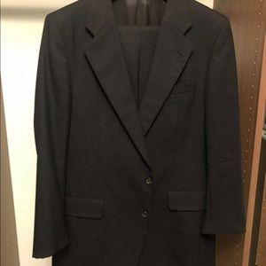 HICKEY FREEMAN Suit Custom Made - Charcoal Gray